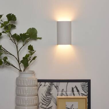 Image of Lucide Gipsy Round Up & Down Wall Light