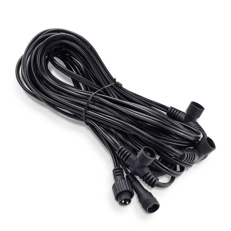 Image of EasyFit 12V Garden Lights 10M Main Cable with 4 Connectors