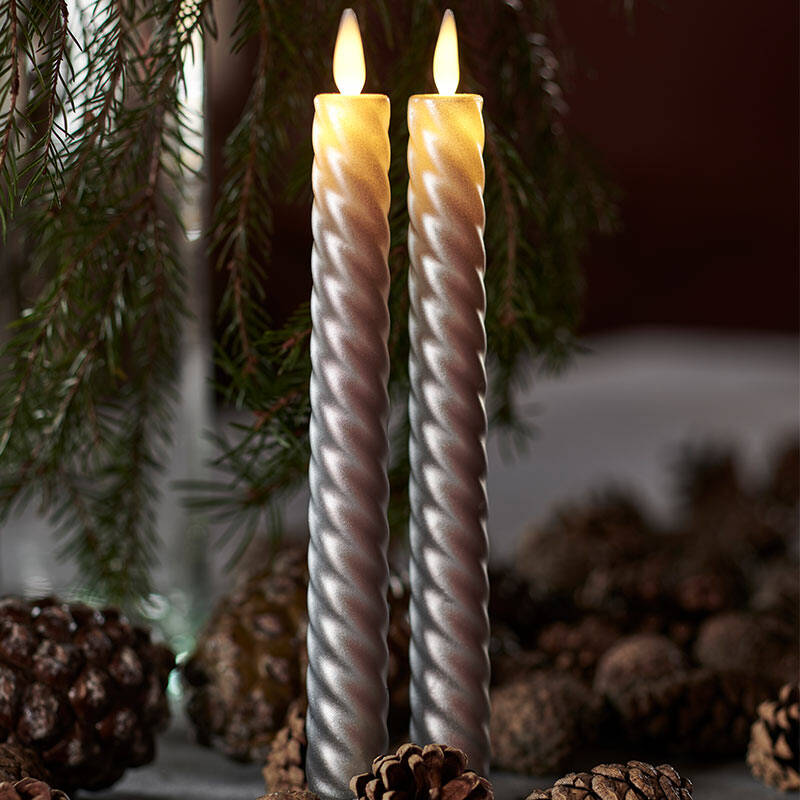 Image of Sirius Sara Wave Battery Operated LED Wax Taper Candle