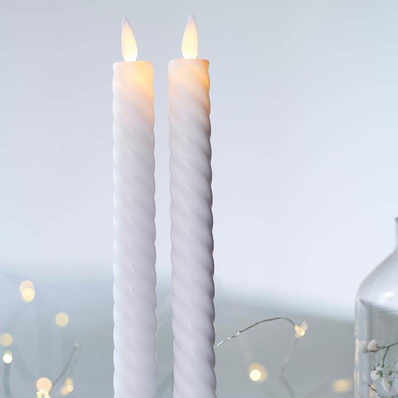 Image of Sirius Sara Wave Battery Operated LED Wax Taper Candle