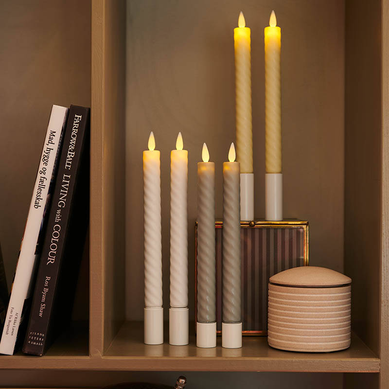 Image of Sirius Sara Wave Battery Operated LED Wax Taper Candle