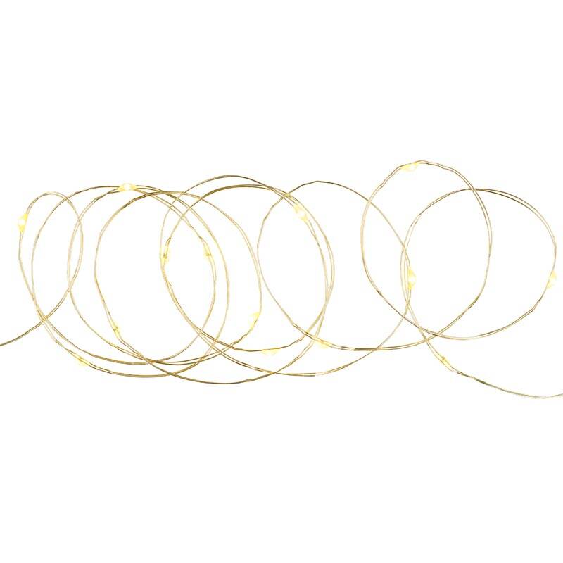Image of Sirius 1.5M Knirke Horsetail LED Gold Micro Wire Fairy Lights - 200 Lights
