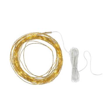 Image of Sirius 1.5M Knirke Horsetail LED Gold Micro Wire Fairy Lights - 200 Lights