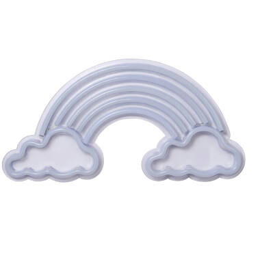 Image of Glow Rainbow and Cloud LED Neon Wall Light