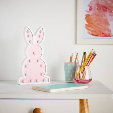 Image of Glow Bunny Battery Operated LED Table Light