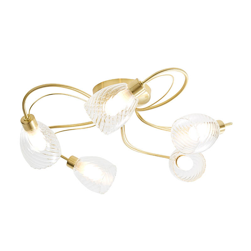 Image of Forum Veria 5 Light Tangle Semi-Flush Ceiling Light