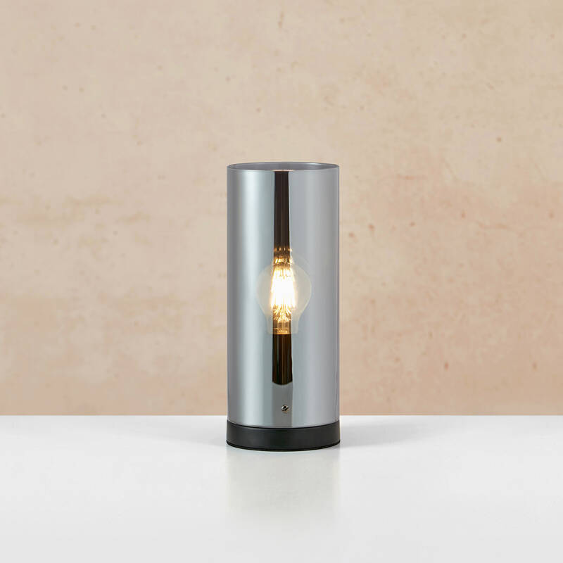 Image of Post Medium Glass Table Lamp