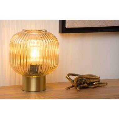 Image of Lucide Maloto Glass Table Lamp
