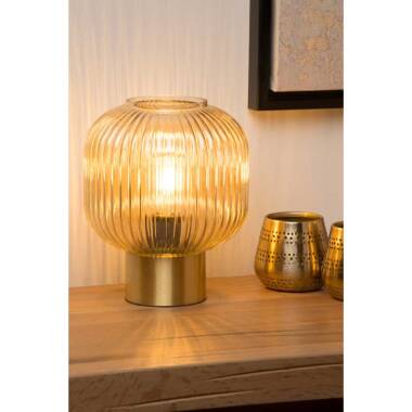 Image of Lucide Maloto Glass Table Lamp