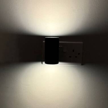 Image of Zimi Dimmable Plug-In LED Wall Light with Dusk to Dawn Sensor