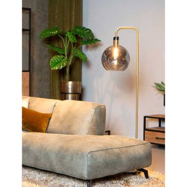 Image of Lucide Julius Glass Floor Lamp
