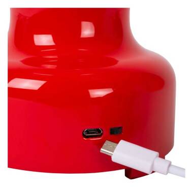 Image of Lucide Jason LED Rechargeable Glass Touch Table Lamp