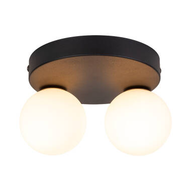 Image of Edit Bianca 2 Light Flush Ceiling Light
