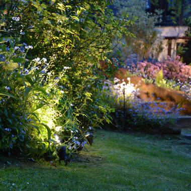 Image of EasyFit 12V Garden Lights Fern LED Spotlight Kit 3 Lights