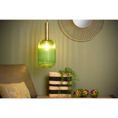 Image of Lucide Maloto 20 Glass Ceiling Pendant Light