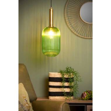 Image of Lucide Maloto 20 Glass Ceiling Pendant Light