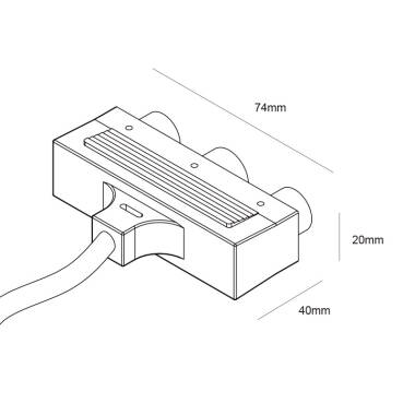 Image of EasyFit 12V Garden Lights Three Way Connector