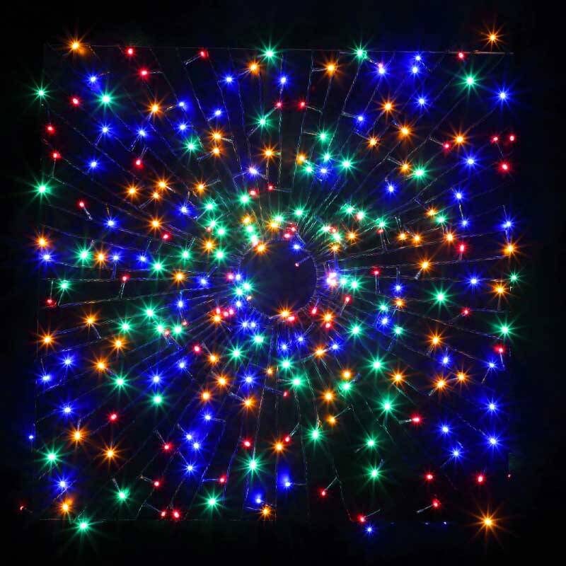Image of Edit 53.92M Multi Colour LED Multi-Function String Lights - Green Cable - 720 Lights