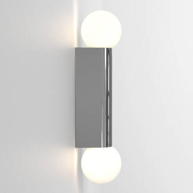 Image of Astro Ortona Bathroom Twin Wall Light