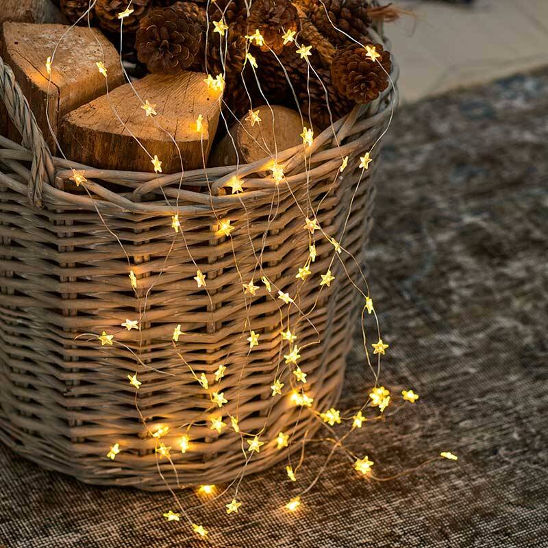 Image of Sirius 1M Trille Horsetail LED Silver Micro Wire Fairy Lights - 125 Lights