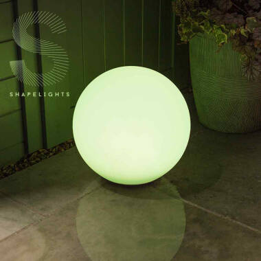 Image of Suri Shapelights Sphere Solar Colour Changing LED USB Outdoor Feature Light