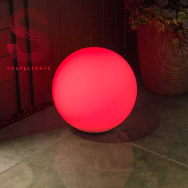 Image of Suri Shapelights Sphere Solar Colour Changing LED USB Outdoor Feature Light