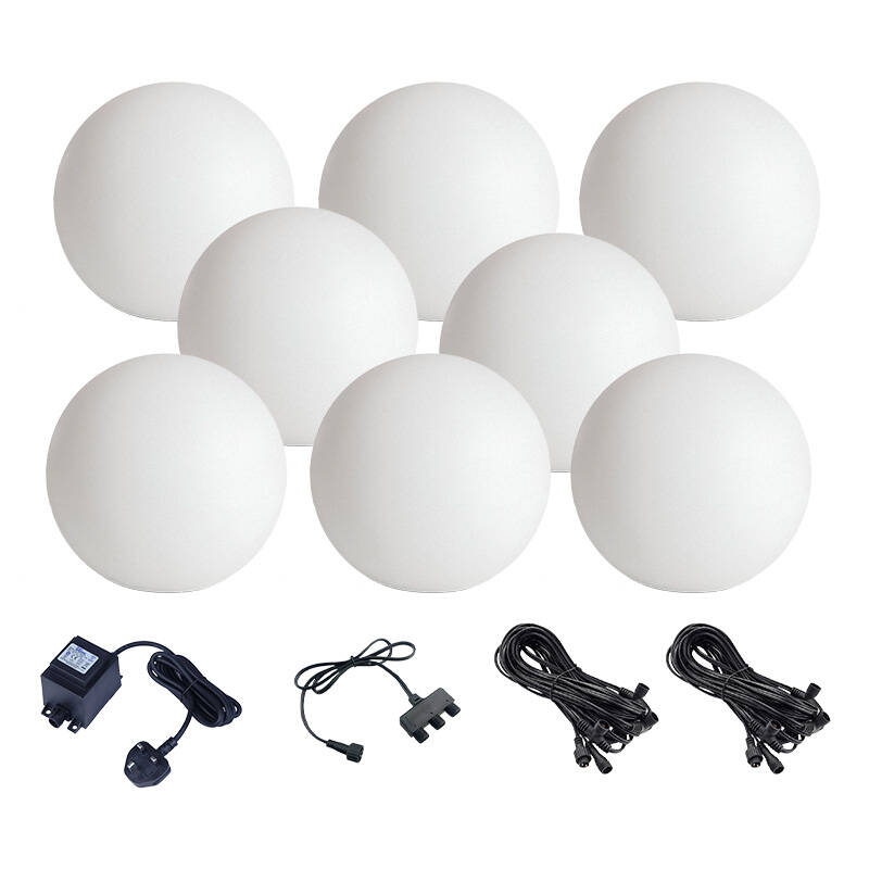 Image of EasyFit 12V Garden Lights Elder Warm White LED Feature Light Kit 8 Lights