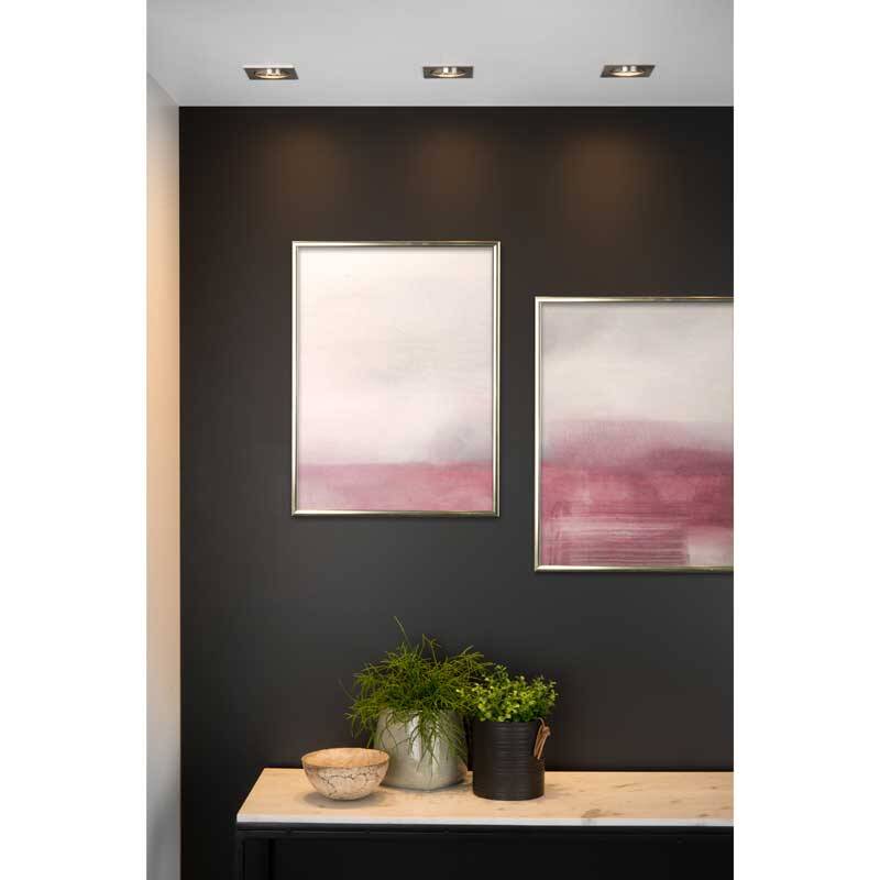 Image of Lucide Focus Square Recessed Fixed Downlight