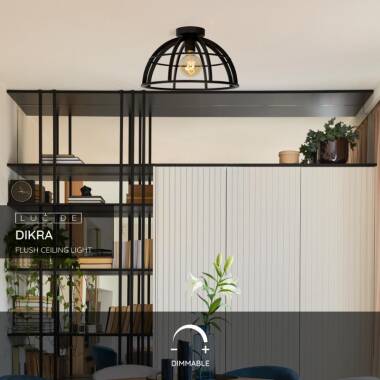 Image of Lucide Dikra Flush Light