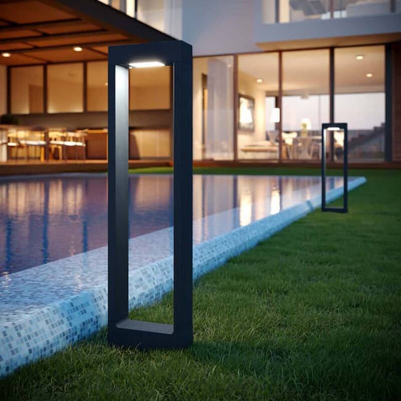 Image of Suri 365 Kingston Solar LED Outdoor Bollard Light