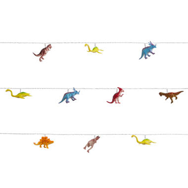 Image of Glow Dinosaur Battery Operated LED String Lights - 10 Lights