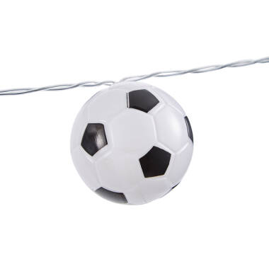 Image of Glow Football Battery Operated LED String Lights - 20 Lights