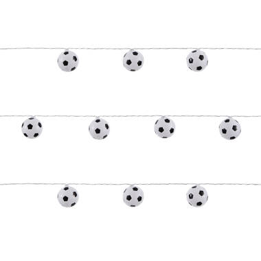 Image of Glow Football Battery Operated LED String Lights - 20 Lights