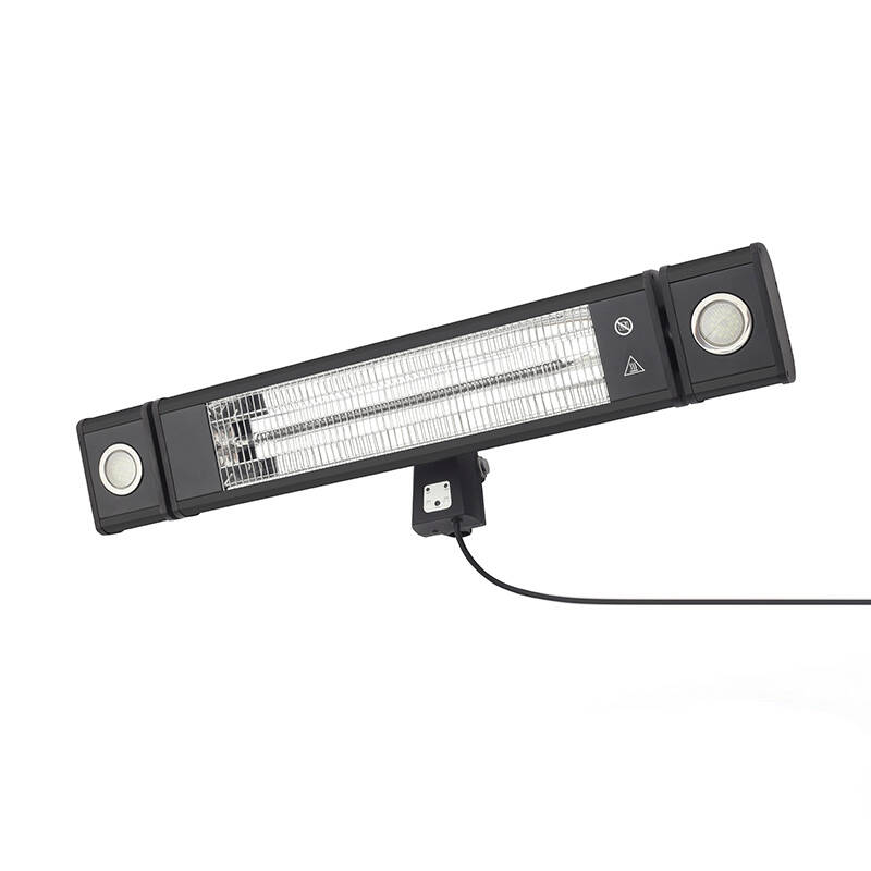 Image of 1800W Wall Mounted Patio Heater with LED Light