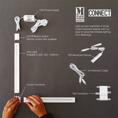 Image of Connect Cabinet Light Corner Connector