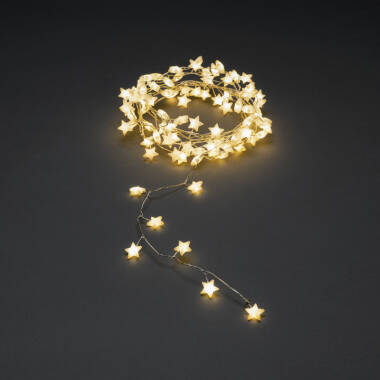 Image of Konstsmide 4.45M LED Star Micro Wire Fairy Lights