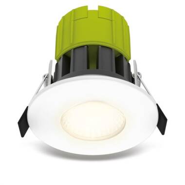 Image of Luceco FType 8W Dimmable Warm White LED Fire Rated Downlight
