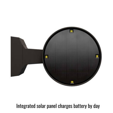 Image of Suri 365 Grantham Solar LED Outdoor Up & Down Wall Light with PIR Sensor