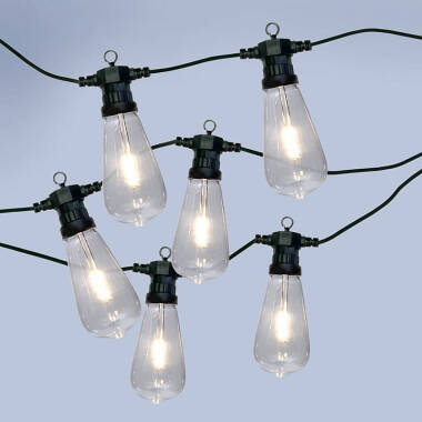 Image of Easyfit 12V Garden Lights Squirrel Cage LED Festoon Lights