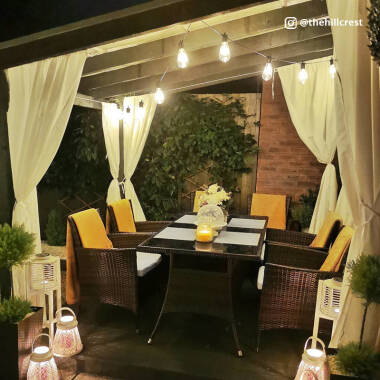 Image of Easyfit 12V Garden Lights Squirrel Cage LED Festoon Lights