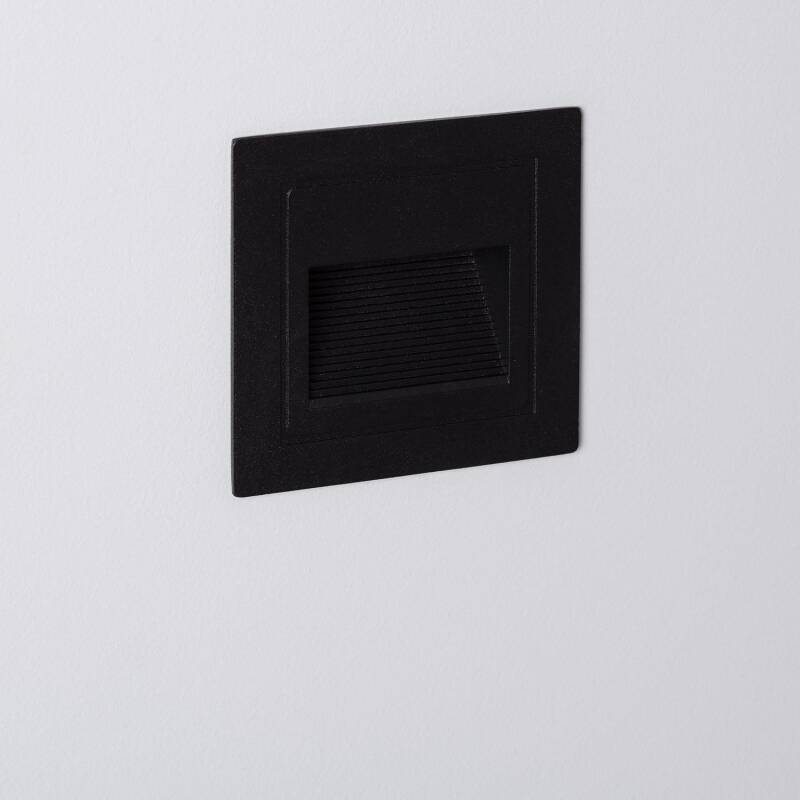 Image of Edit Wabi 3W Square Outdoor LED Recessed Wall Light