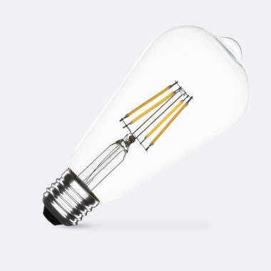 6W Dimmable LED Decorative Filament Squirrel Cage Bulb - Screw Cap