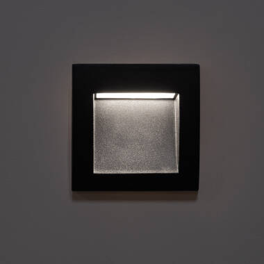Image of Edit Leif 4W LED Outdoor Square Recessed Wall Light