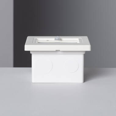 Image of Edit Bark LED Recessed Wall Light with PIR Sensor