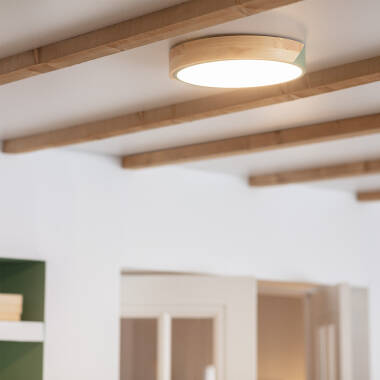 Edit Dari Round 18W Selectable LED Flush Ceiling Light