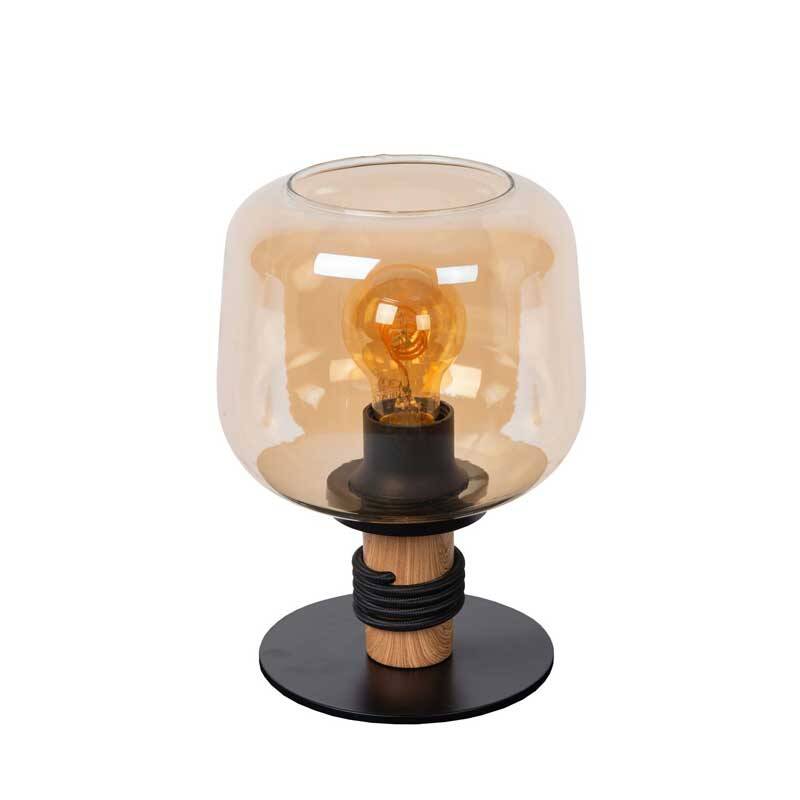 Image of Lucide Ilona Glass Table Lamp