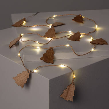 Edit Tirza 2.2M Battery Operated LED Wood Fairy String Lights - 20 Lights
