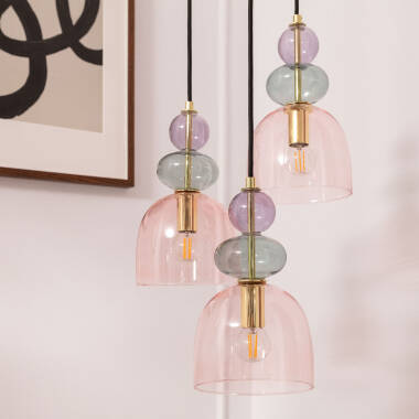 Edit Baudelaire Glass 3 Light Cluster Ceiling Pendant