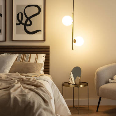 Image of Edit Moonlight 2 Light Ceiling Pendant
