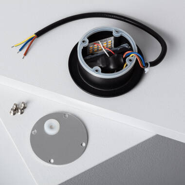 Image of Edit Wabi 3W Round LED Recessed Outdoor Wall Light